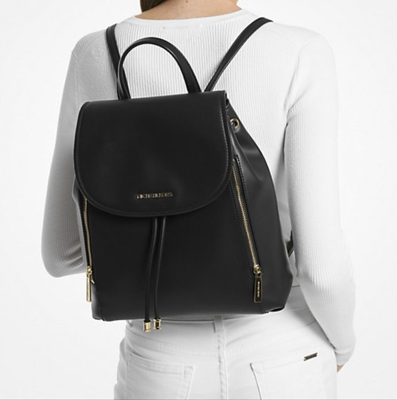 Michael Kors Black Pheobe Backpack